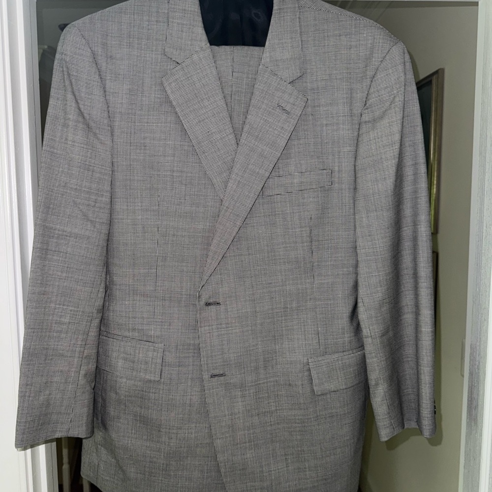 Jos. A. Bank Gray/Silver Suit with Pants